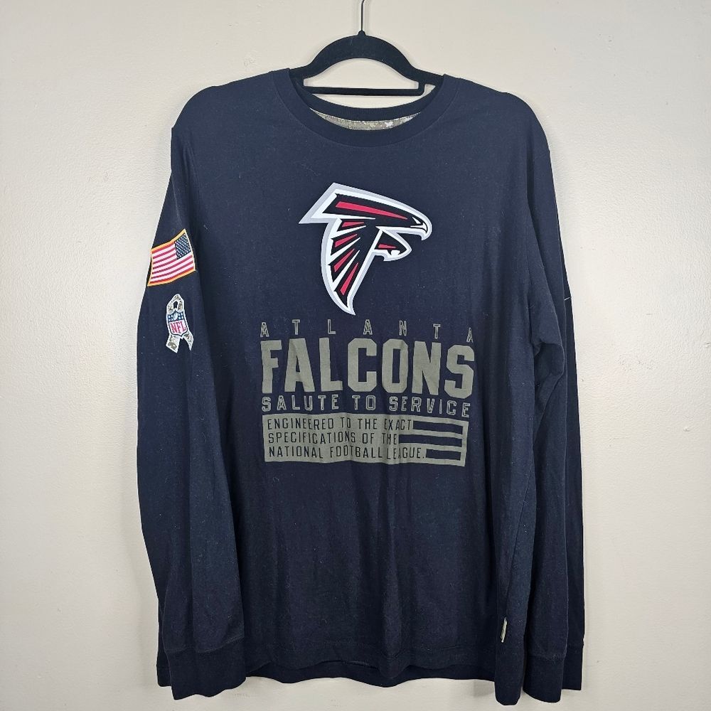 2020 ATLANTA FALCONS Nike Salute to Service Sideline Performance TShirt size xl